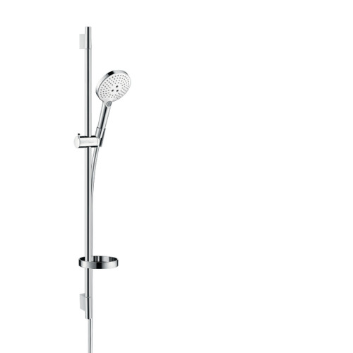 Raindance Select S Shower Set 120 3 Jet With Shower Bar 900mm And Soap Dish White/Chrome 26631400