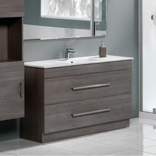 Cashmere Floor Standing Vanity 900mm Double Drawer Colour 4CAS090DC