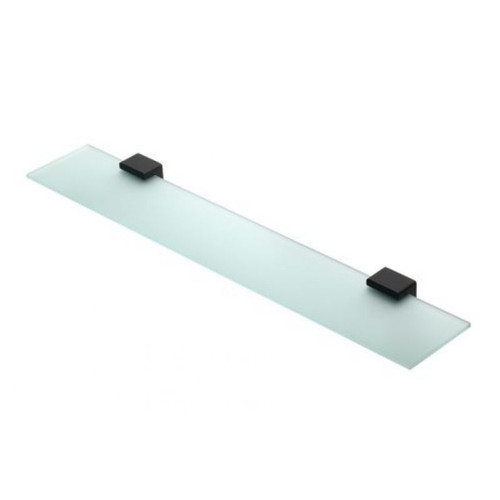Studio 1 Noir Shelf 600 x 112 x 25mm Glass Black STGSN