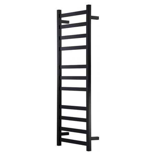 Studio 1 Noir Towel Warmer 440 x 1220mm 11-Rung Slimline Black WS1220SN