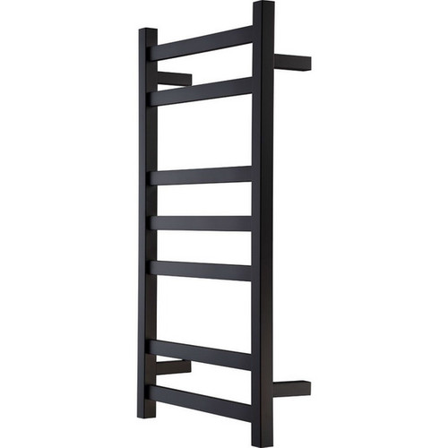 Studio 1 Noir Towel Warmer 450 x 825mm 7-Rung Slimline Black WS825SN