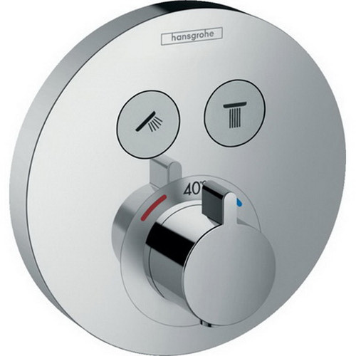 ShowerSelect S Thermostat For Concealed Installations For 2 Functions Chrome 15743000