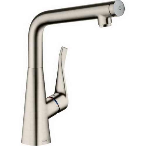 Metris Select M71 Single Lever Kitchen Mixer 320 1 Jet Stainless Steel 14883800