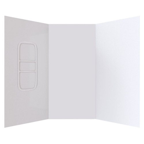 Shower 3 Sided Side Moulded 1200 x 900mm White M8161