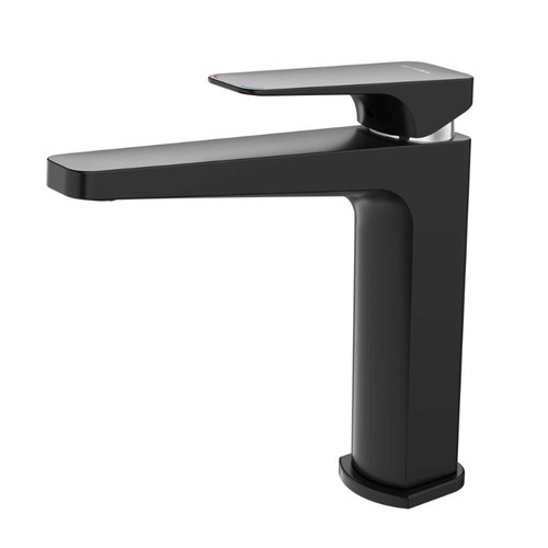 Waipori Sink Mixer Swivel Spout Matte Black WAKBK