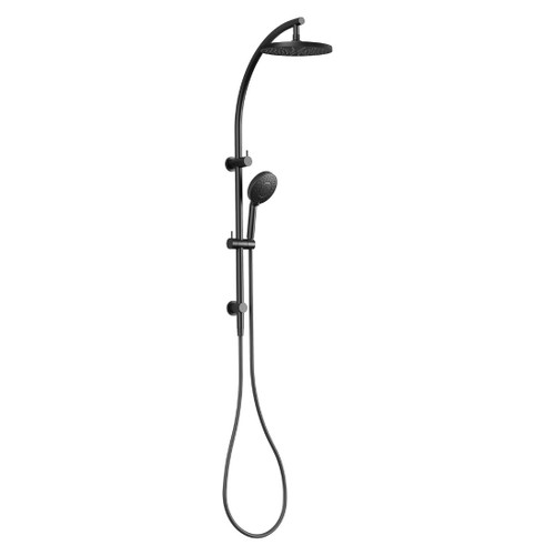 Vivid Twin Shower Matte Black V726 MB