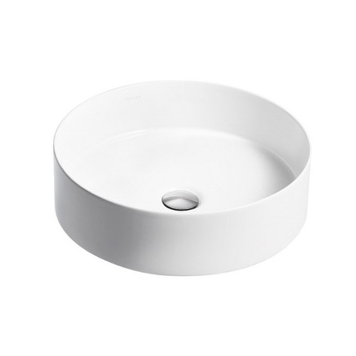 Mica Round Countertop Basin 410mm White 90012T-0