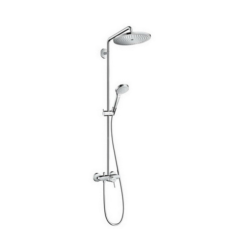 Croma Select S Showerpipe 280 1 Jet With Single Lever Mixer Chrome 26791000