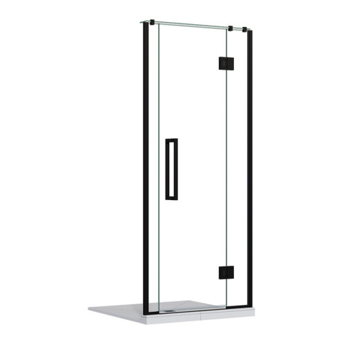 Acclaim Tile Shower 3 Sided Hobbed Centre Waste Black 900 x 900mm