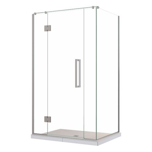 Acclaim Tile Shower 2 Sided Hobbed Centre Waste Chrome LH 1200 x 900mm