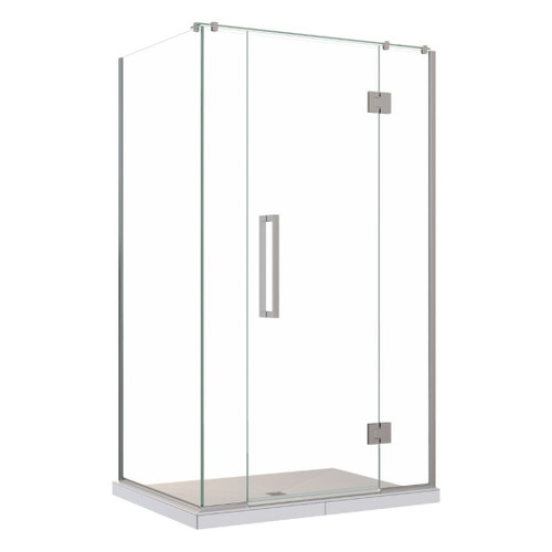 Acclaim Tile Shower 2 Sided Hobbed Centre Waste Chrome RH 1300 x 1000mm