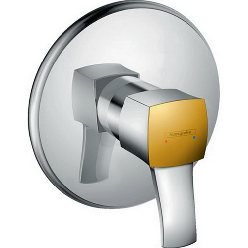 Metropol Classic Single Lever Shower Mixer For Concealed Installation With Lever Handle For iBox Universal Chrome/Gold Optic 31365090
