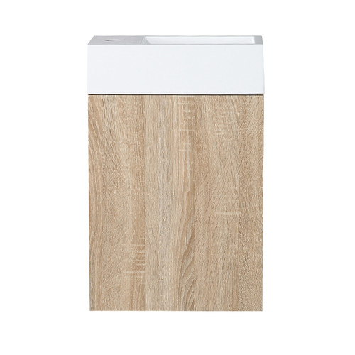 Raymor Austin 400mm Wall Hung Vanity White Oak
