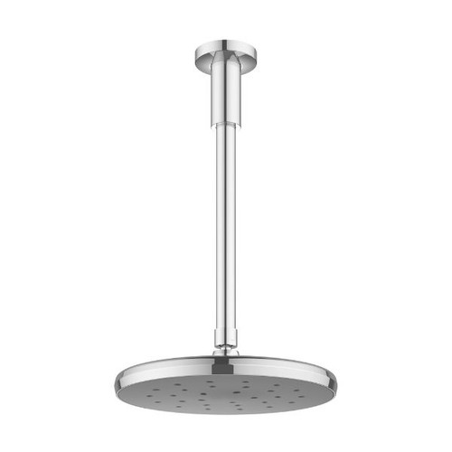 Kiri Overhead Shower Satinjet on Ceiling Arm Graphite Faceplate OSRO230CACPGR