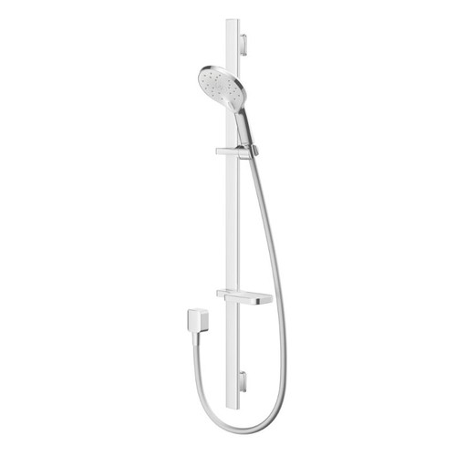 Koha Rail Shower Satinjet MKII White Faceplate KHSRCPWH
