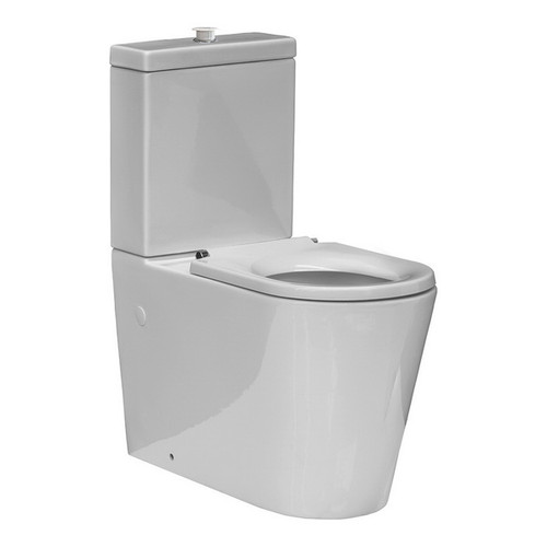 Elevate Accessible Raised Buttons Seat Ring Back to Wall Toilet Suite Vitreous China ELE120.RB