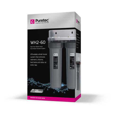 High Flow Whole House Dual Water Filter System 20 Inch 60LPM