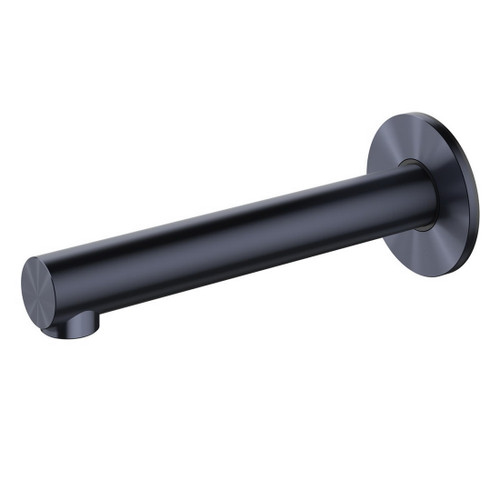 Turoa Wall Mounted Bath Spout Brushed Gunmetal Black TUSPWBTGM