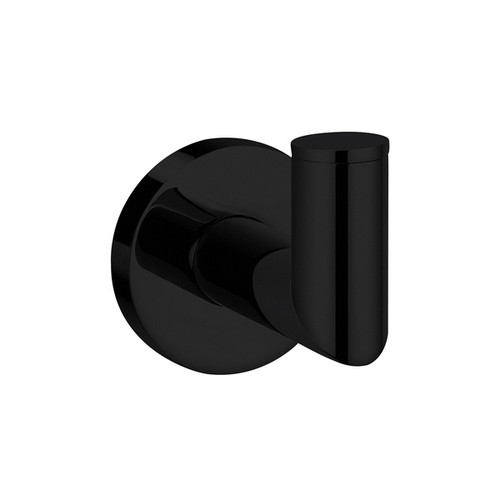 Boston II Robe Hook Single Black