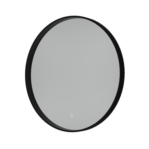 Shadow Mirror LED Demister 800mm Round Black