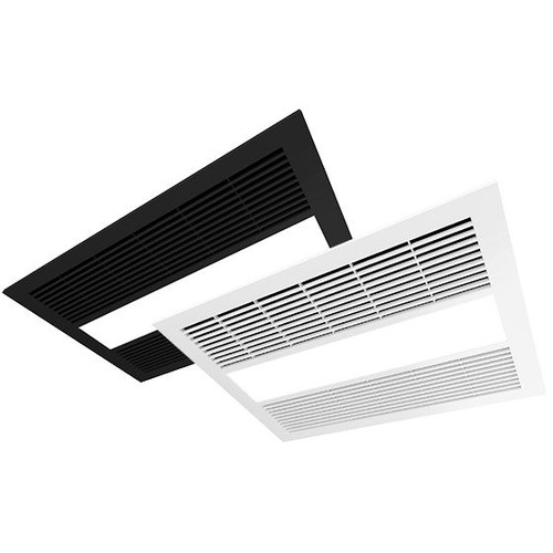 Milan Heat Fan Light Black 150mm