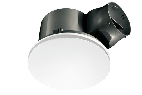 Contour High Steam Area Fan Round White 150mm