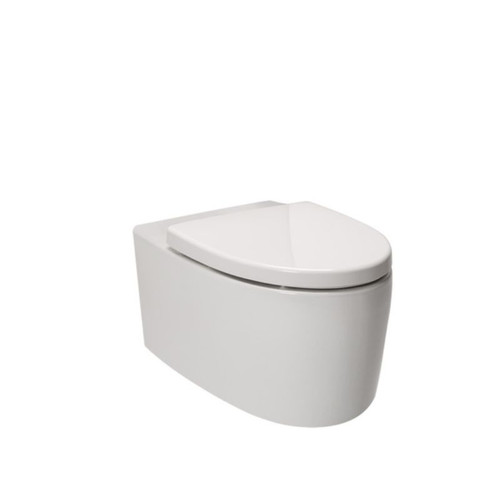 Grande Toilet White Pan & Wrap Over Seat 22638A-0