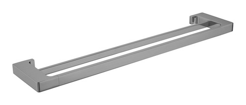 Edge II Double Towel Rail 635mm Gun Metal 736316