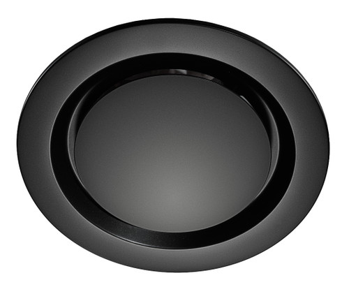 Contour Fascia Round Black 200mm