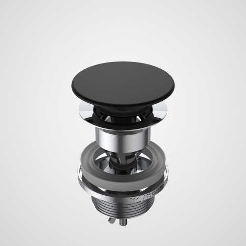Urbane II Basin Dome Pop-Up Plug and waste Matte Black 687330B