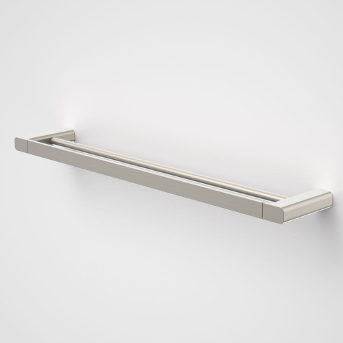 Luna Double Towel Rail Brushed Nickel 630mm 99614BN