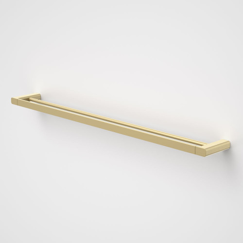 Luna Double Towel Rail Brushed Brass 930mm 99615BB