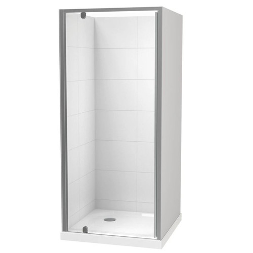 Sierra 900mm Square Shower For Tiled Walls 3-Sided Corner Waste Satin 1SI2S999TL9C