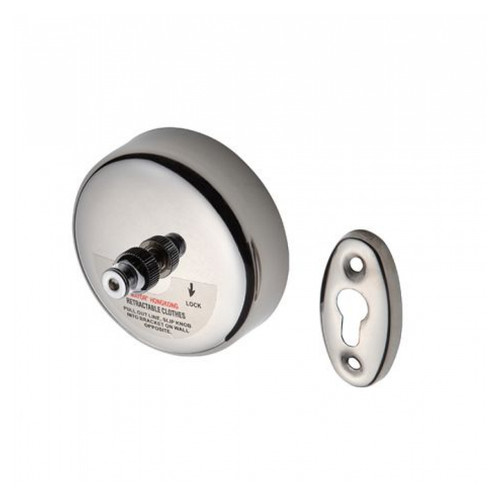 Heiko Clothes Line 90 x 90mm Round Polished Stainless Steel HCLR