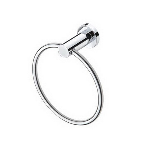 Centro Towel Stirrup 160 x 180mm Ring Chrome YCTRS