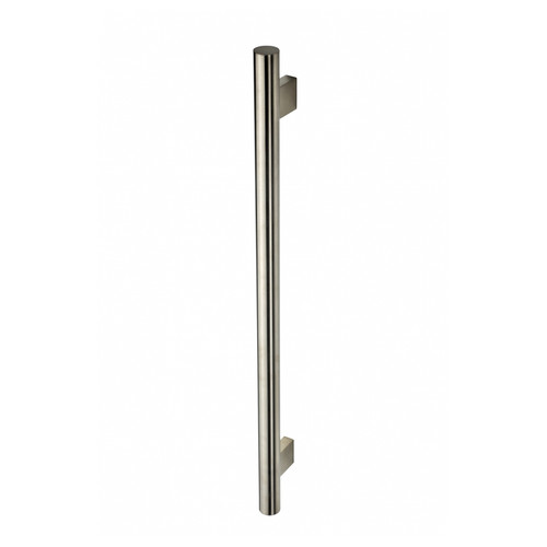 Heiko Vertical Pole Towel Warmer 1000 x 45mm Vertical Brushed Nickel WHSPLV1000BN