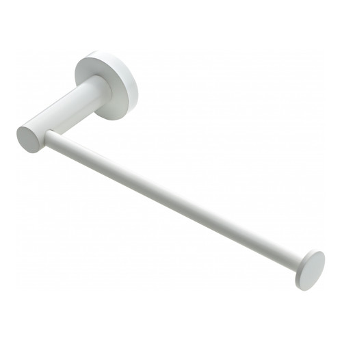 Aura Towel Stirrup 230 x 40mm White AUTRSMW