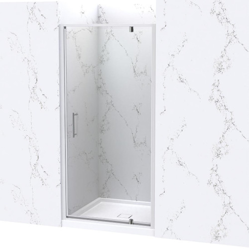 Main Image Eclipse Shower For Tiled Walls 1000mm Square 3-Wall White 1EC2W111TL1X