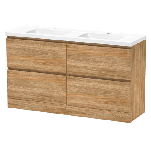 Luna Floor Standing Vanity 1500mm 2-Basin 2-Drawer Baroque 5LUN15DDF23