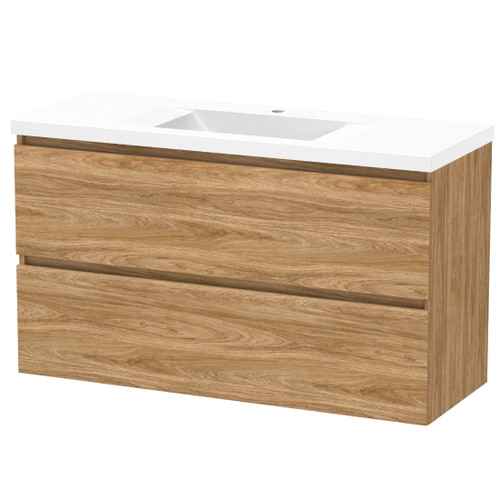 Luna Wall Hung Vanity 1200mm 2-Drawer Baroque 5LUN120DW23