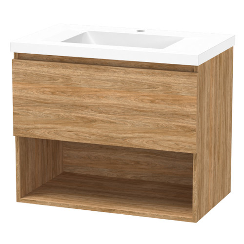 Luna Vanity 750mm 1-Drawer Open Baroque 5LUN075DO23