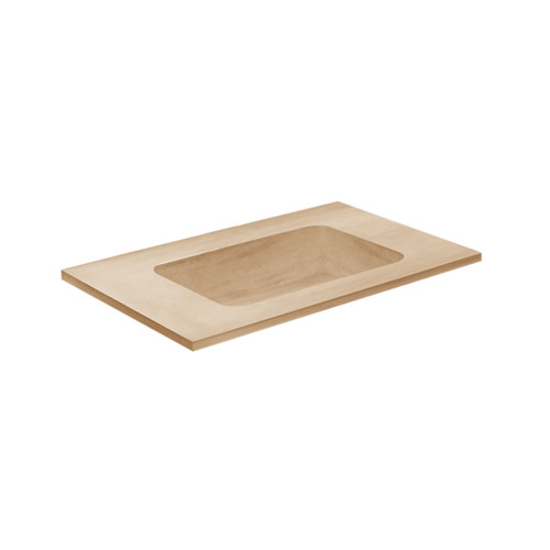 Bare Concrete Vanity Basin 750mm Orange 85472OR