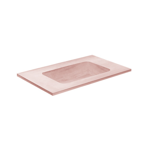 Bare Concrete Vanity Basin 750mm Pink 85472PK