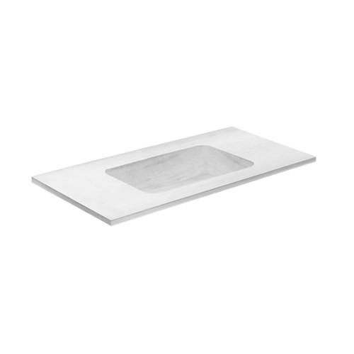 Bare Concrete Vanity Basin 900mm White 85475WH