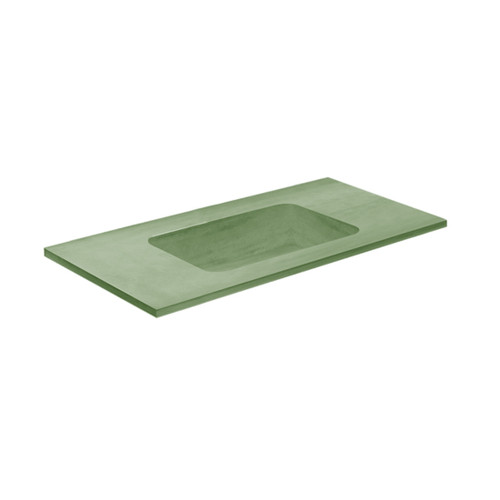 Bare Concrete Vanity Basin 900mm Green 85474DG