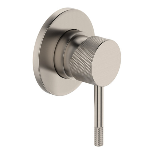 Uno Etch Shower Mixer Mains Pressure Brushed Nickel 41675.04
