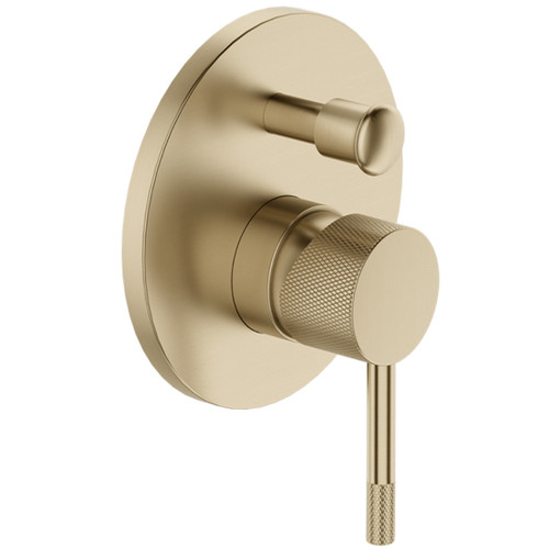 Uno Etch Divertor Mixer Brushed Brass 41680.07