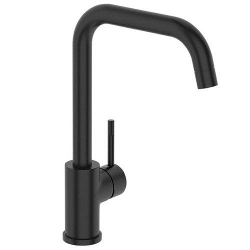 Uno Etch Sink Mixer Square Black 41830.13
