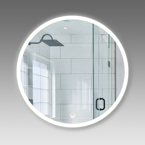 Mirrox LED Frost & Backlit Circle Mirror 900mm LEDCFR900
