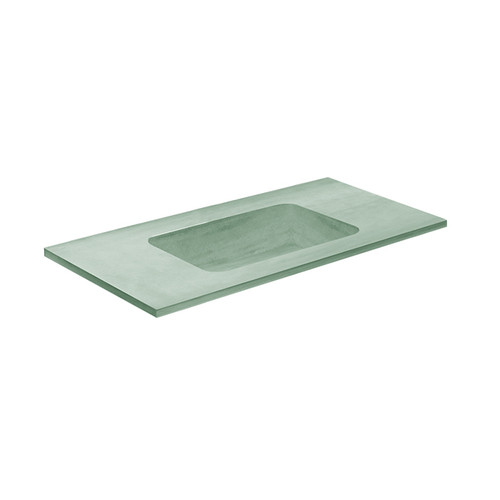 Bare Concrete Vanity Basin 1200mm Light Green 85477LG